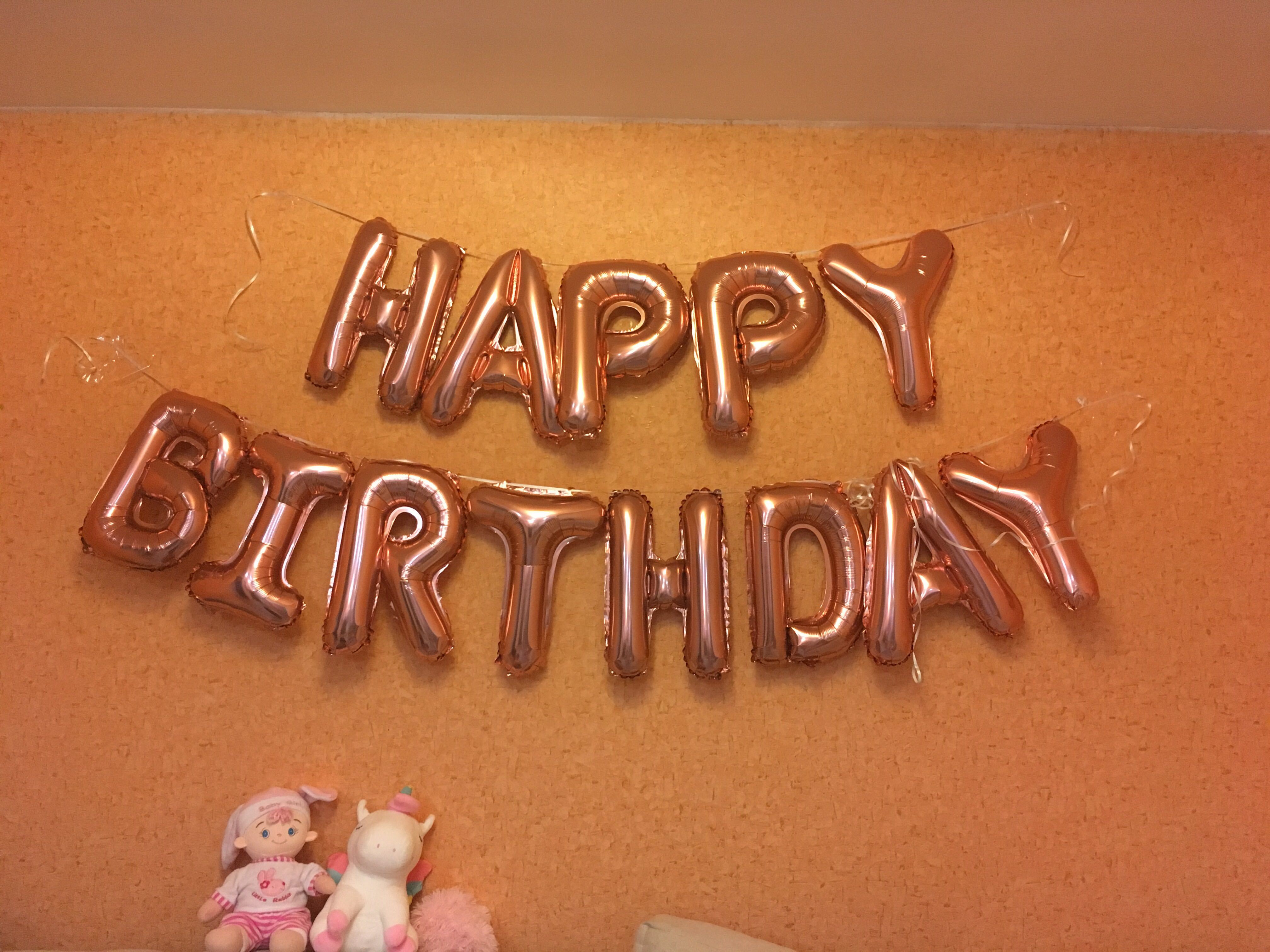 Фотография покупателя товара Шар фольгированный 16" «Happy Birthday», заглавные буквы, цвет розовый - Фото 14