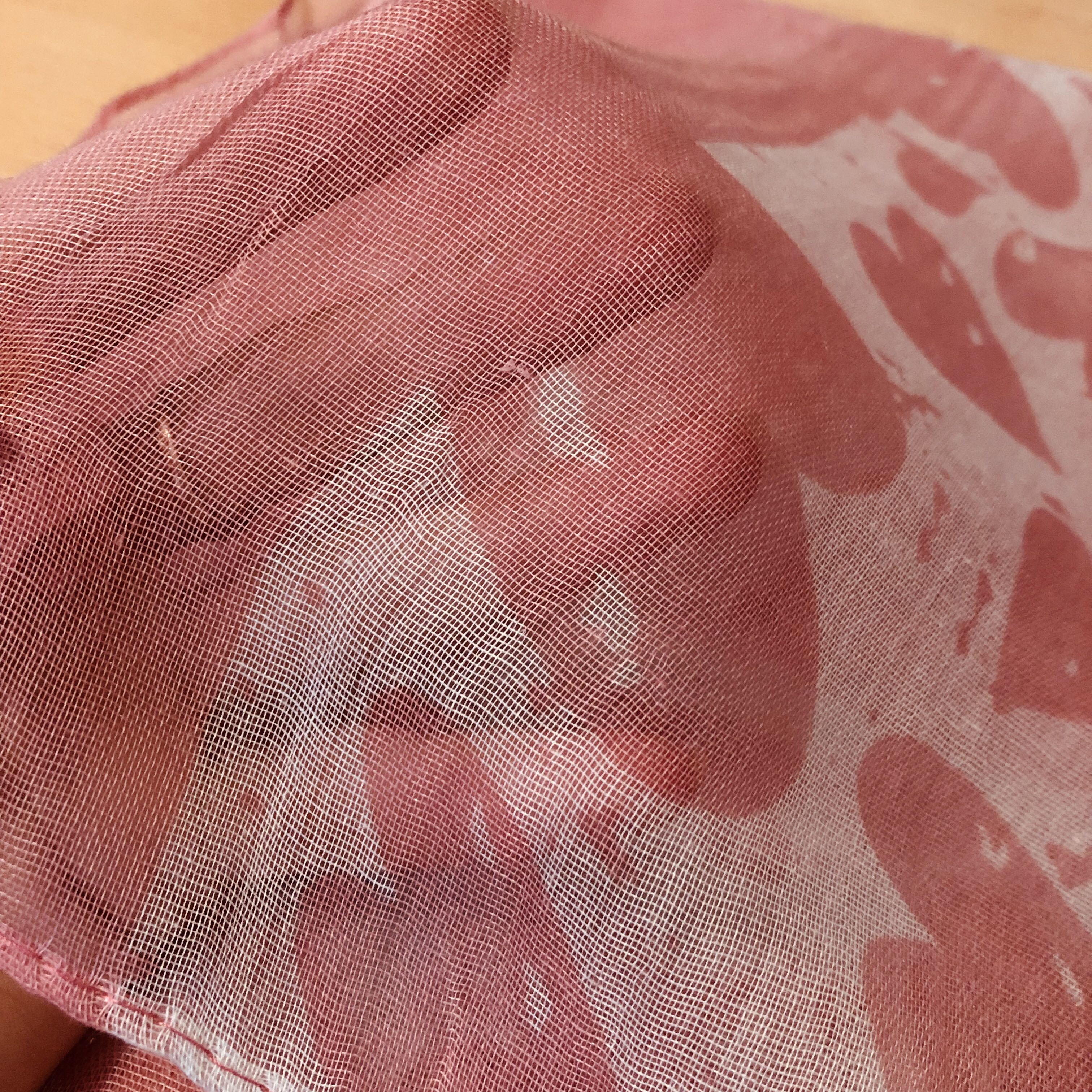 Фотография покупателя товара Палантин Этель "Сердце", размер 60 х 180 см, цвет розовый, вискоза - Фото 2