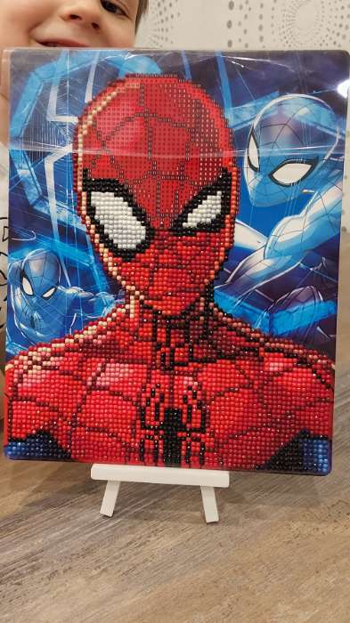 Фотография покупателя товара Алмазная мозаика, 20 х 25 см, Человек-паук - Фото 1