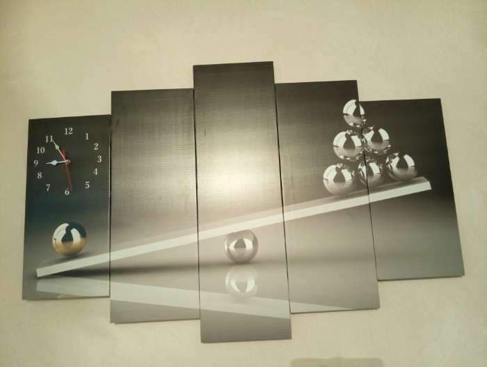 Фотография покупателя товара Часы-картина настенные, модульные "Качели", бесшумные, 80 х 140 см - Фото 1