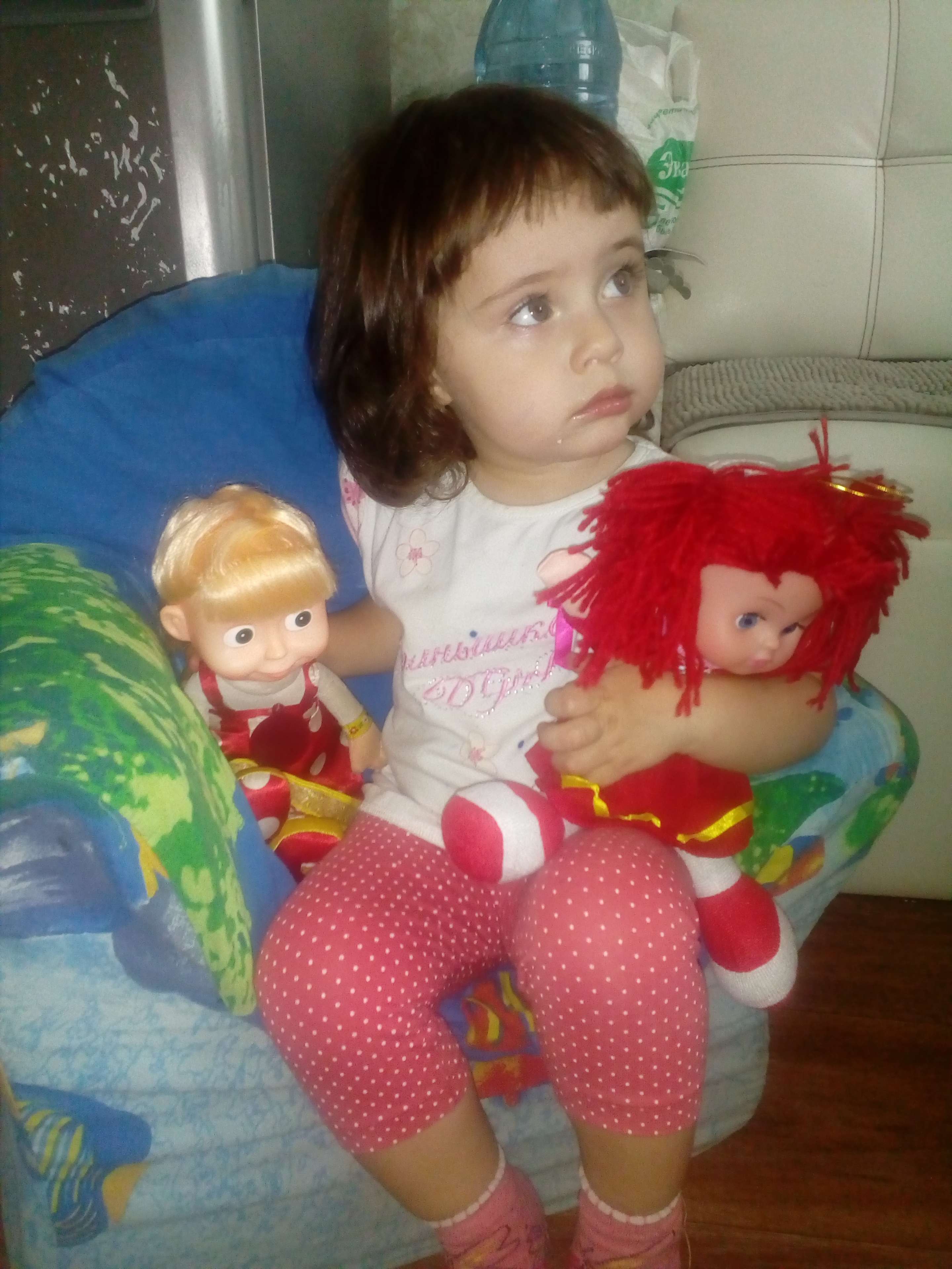 Фотография покупателя товара Мягкая игрушка «Кукла Соня», в платьишке, цвета МИКС - Фото 3