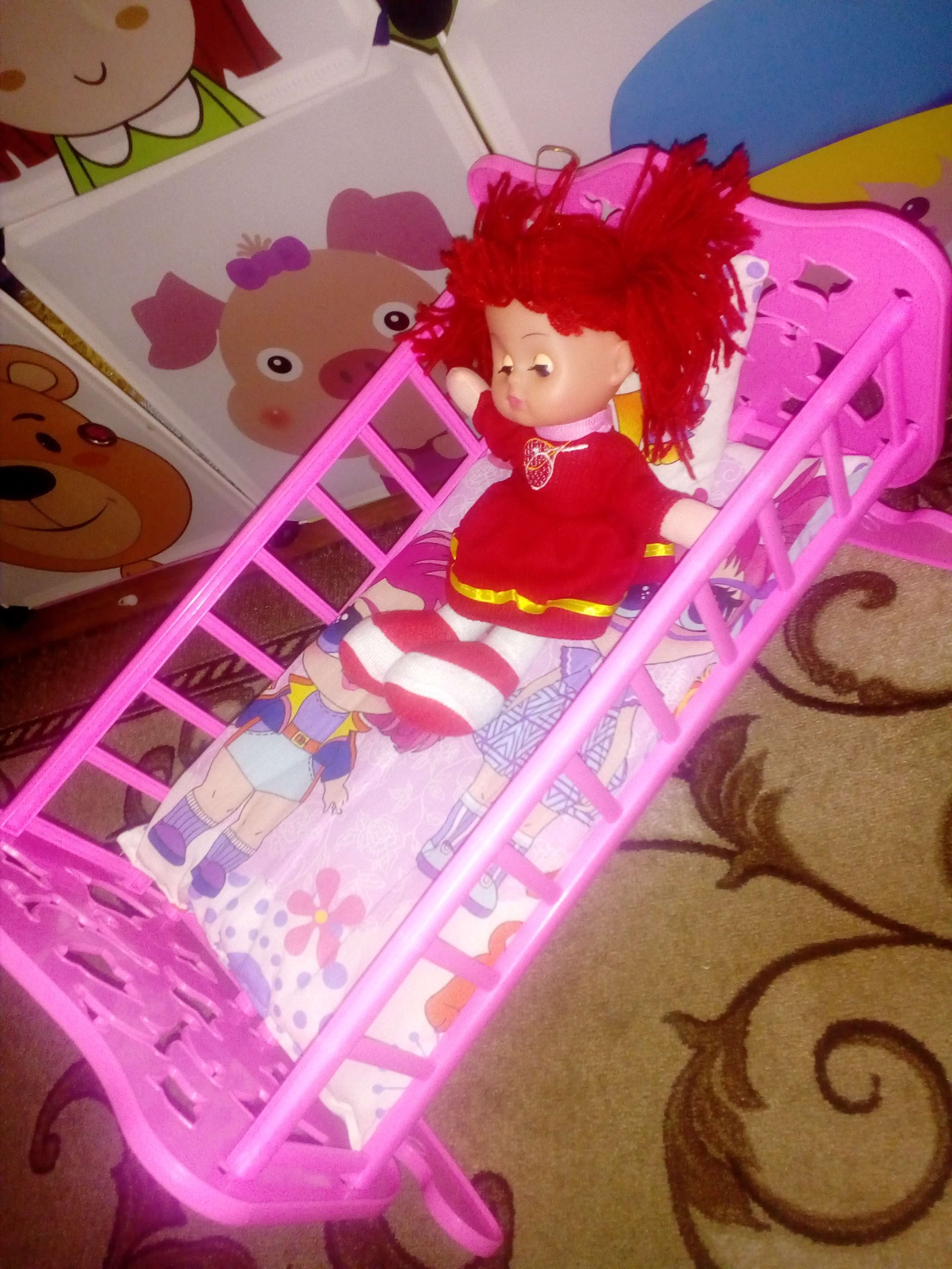 Фотография покупателя товара Мягкая игрушка «Кукла Соня», в платьишке, цвета МИКС - Фото 4