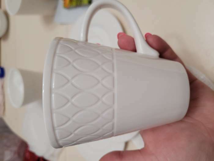 Фотография покупателя товара Чашка фарфоровая чайная Magistro Rodos, 220 мл, цвет белый - Фото 1