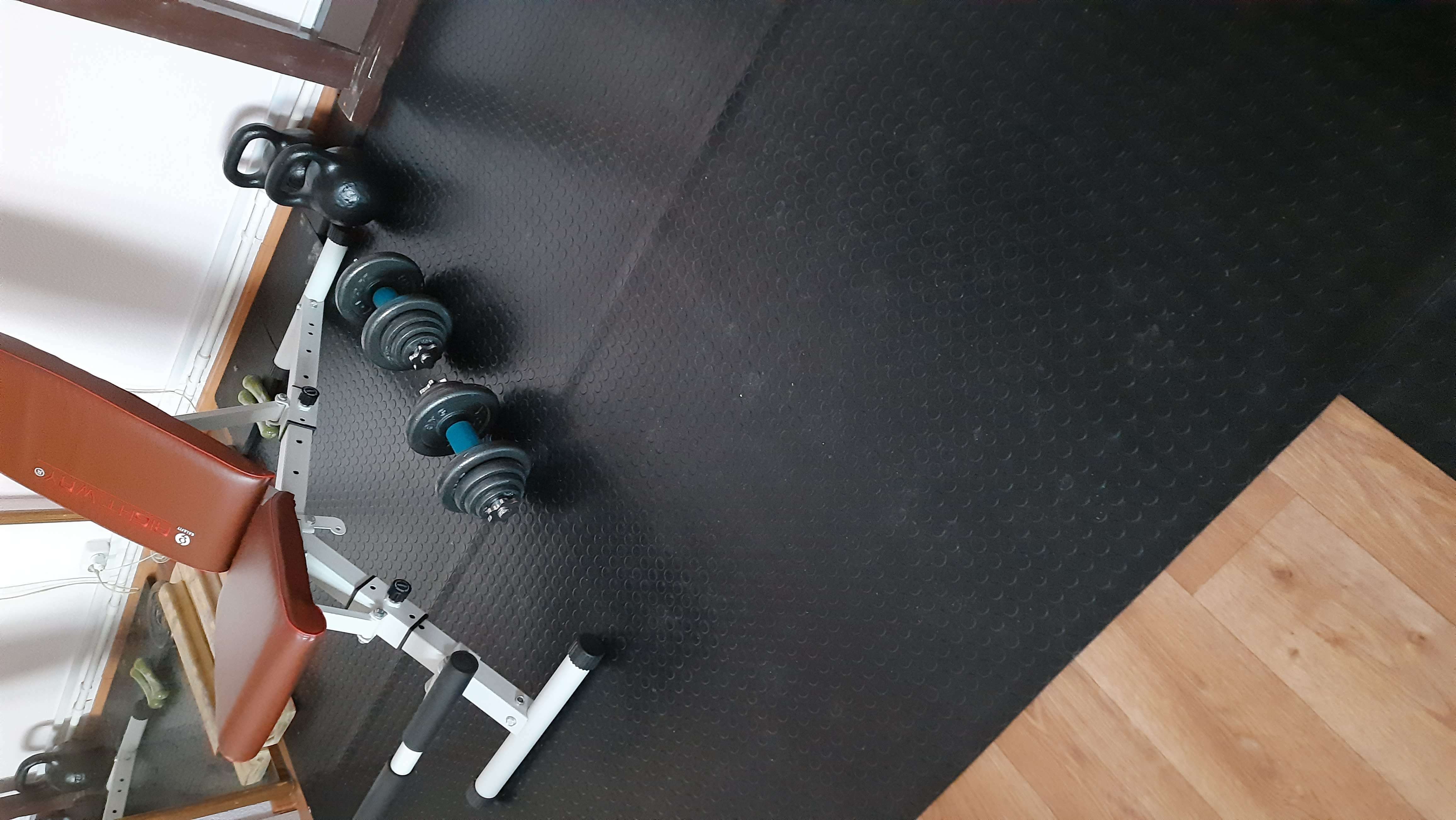 Фотография покупателя товара Рулонная резиновая дорожка «Пятачок», размер 1,5х10 м, толщина 3 мм, цвет чёрный - Фото 2