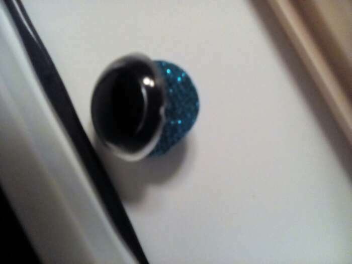 Фотография покупателя товара Глаза винтовые с заглушками, «Блёстки» набор 18 шт., размер 1 шт.: 2.4 см, голубые - Фото 5