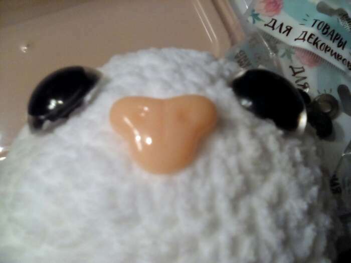 Фотография покупателя товара Глаза винтовые с заглушками, «Блёстки» набор 18 шт., размер 1 шт.: 2.4 см, голубые - Фото 7