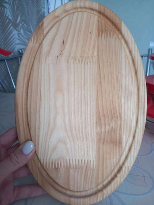 Фотография покупателя товара Доска разделочная Adelica, 24×16×1.8 см, пропитана минеральным маслом, дерево берёза - Фото 8