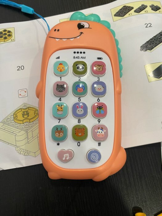 Фотография покупателя товара Музыкальная игрушка «Милый дракончик», звук, цвет оранжевый - Фото 3