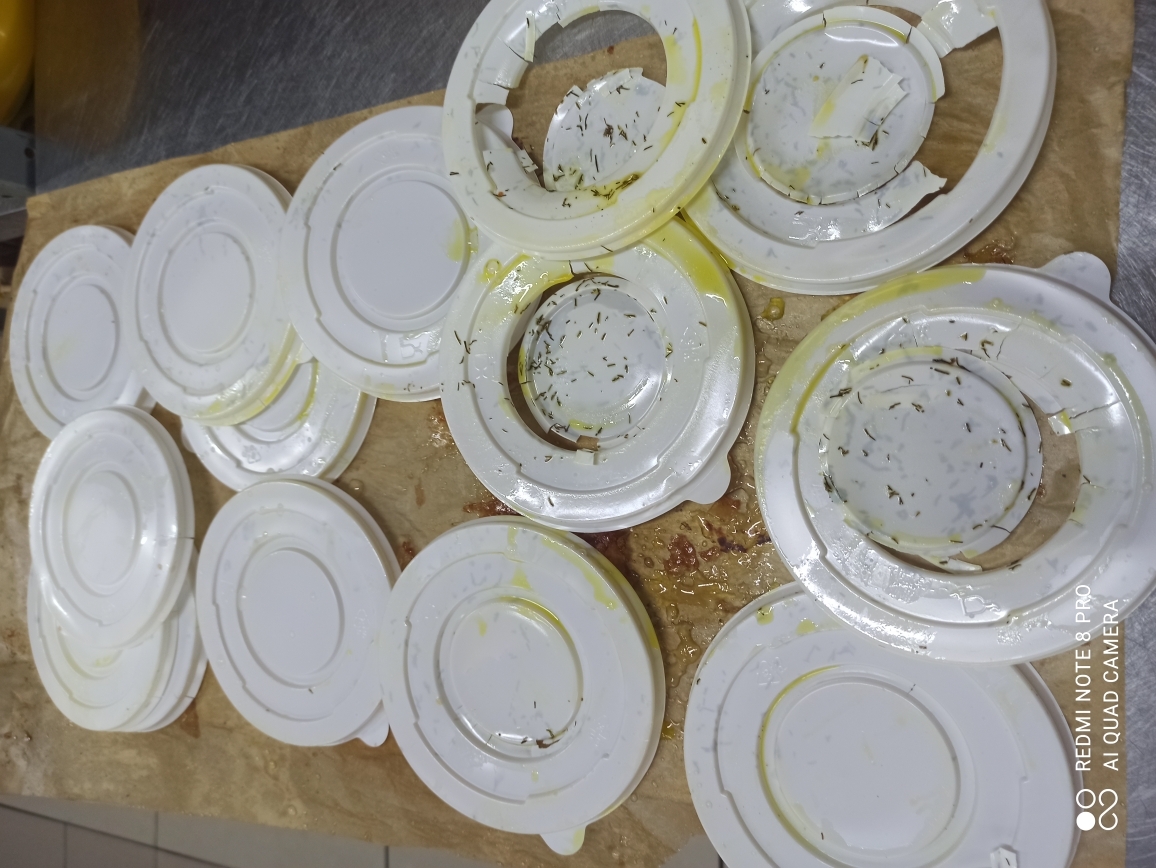 Фотография покупателя товара Крышка одноразовая для суповой миски ПС, d=13,5 см, цвет белый - Фото 4