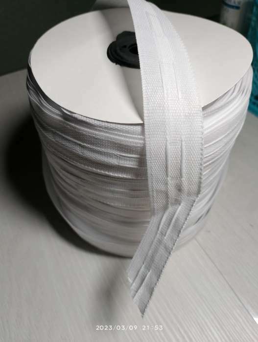 Фотография покупателя товара Шторная лента классическая, матовая, 2,5 см, 100 ± 1 м, цвет белый - Фото 1