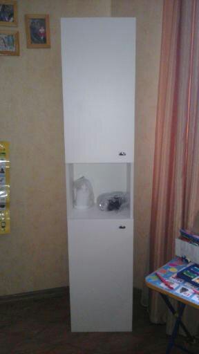 Фотография покупателя товара Пенал для ванной комнаты "Вега 3600" белый, 36 х 30 х 181 см