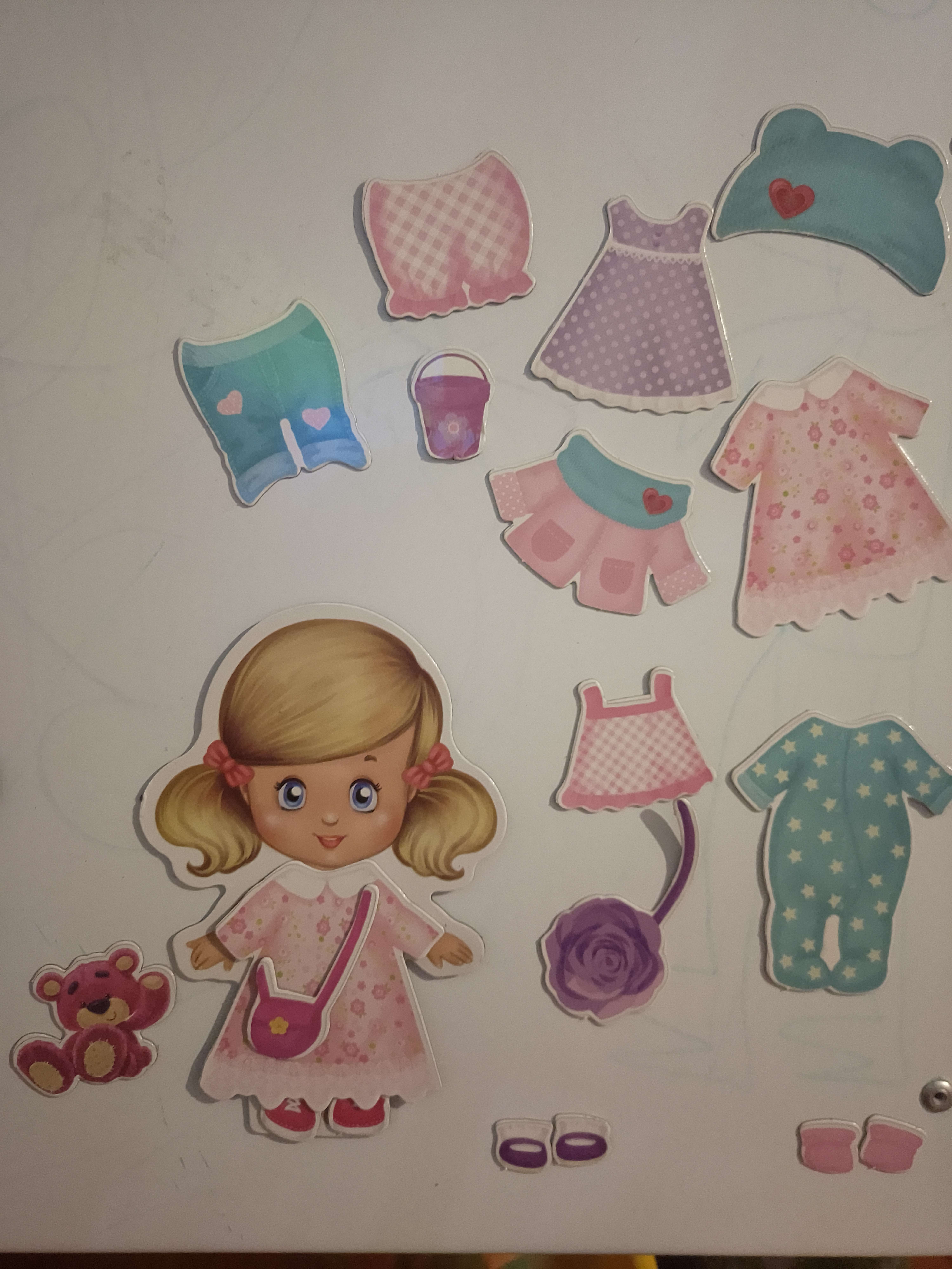 Фотография покупателя товара Магнитная игра «Одень куклу: малышка»