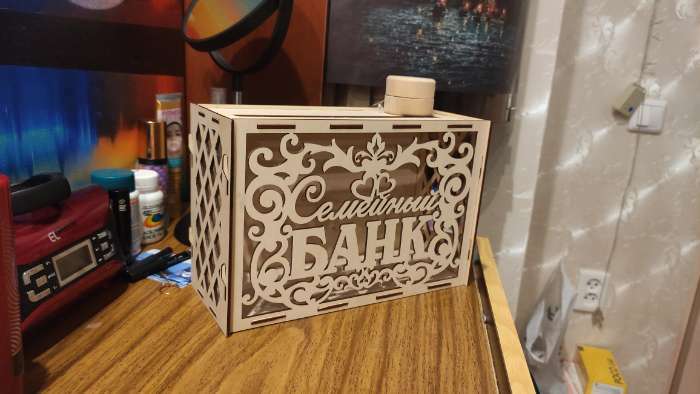 Фотография покупателя товара Шкатулка подарочная «Свадебный банк для сбора денег. Голуби», белый, сборный, 24×19.5×16 см - Фото 10