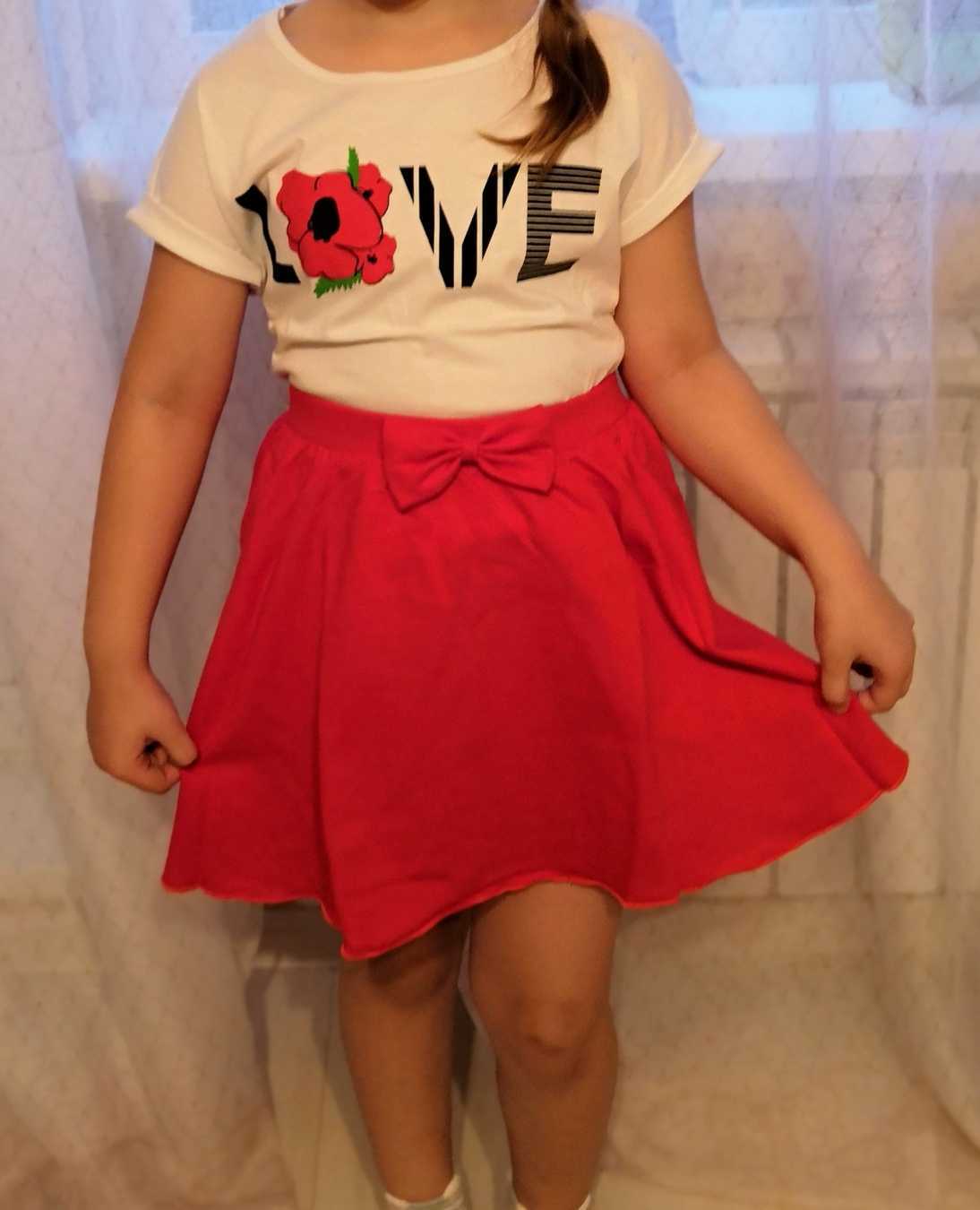 Фотография покупателя товара Футболка для девочки "Love", белая, р. 36 (134-140 см) 9-10 лет, 100 % хлопок