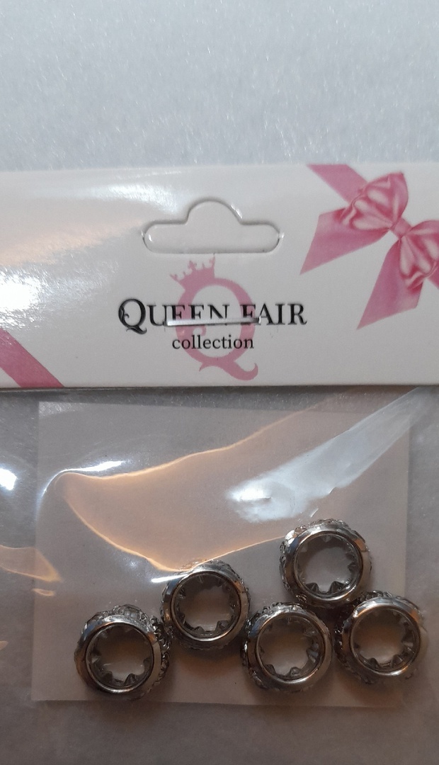 Фотография покупателя товара Шарм разделитель для бусин «Солнце», белый в серебре - Фото 3