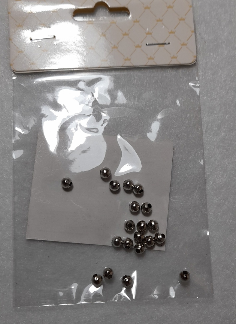 Фотография покупателя товара Кримп (зажимная бусина), 4 мм (набор 20 шт.), цвет серебро - Фото 5