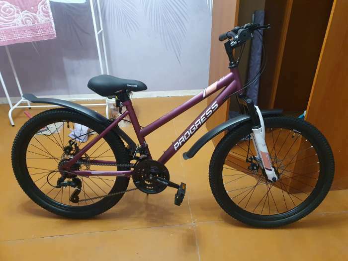 Фотография покупателя товара Велосипед 24" PROGRESS Ingrid Pro RUS, цвет бордовый, р. 15"