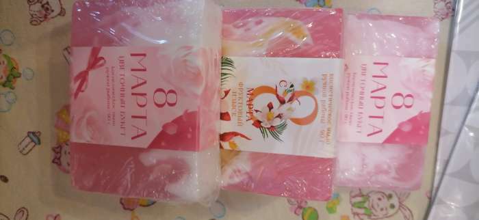 Фотография покупателя товара Мыло для рук «В этот весенний день», 90 г, аромат нежного парфюма, Чистое счастье - Фото 2