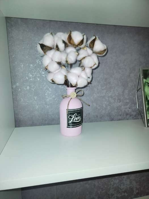 Фотография покупателя товара Ваза для цветов стеклянная «More love», 13,7 х 6,3 см.