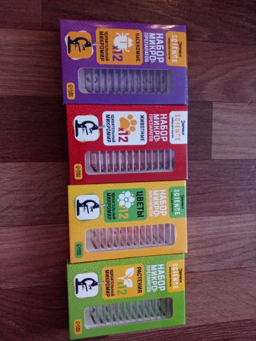 Фотография покупателя товара Набор для опытов «Набор микропрепаратов», насекомые - Фото 2