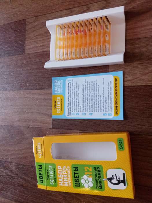 Фотография покупателя товара Набор для опытов «Набор микропрепаратов», насекомые - Фото 3