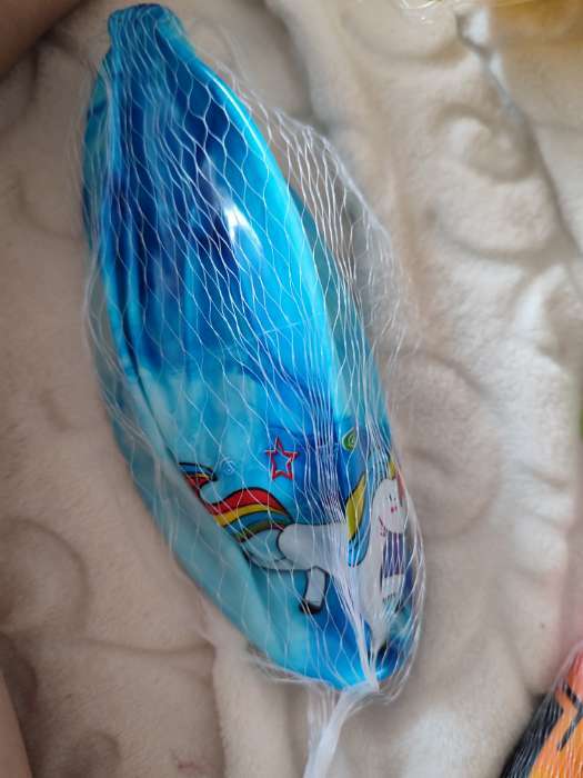 Фотография покупателя товара Мяч детский «Единорог», d=22 см, 70 г, цвета МИКС - Фото 1