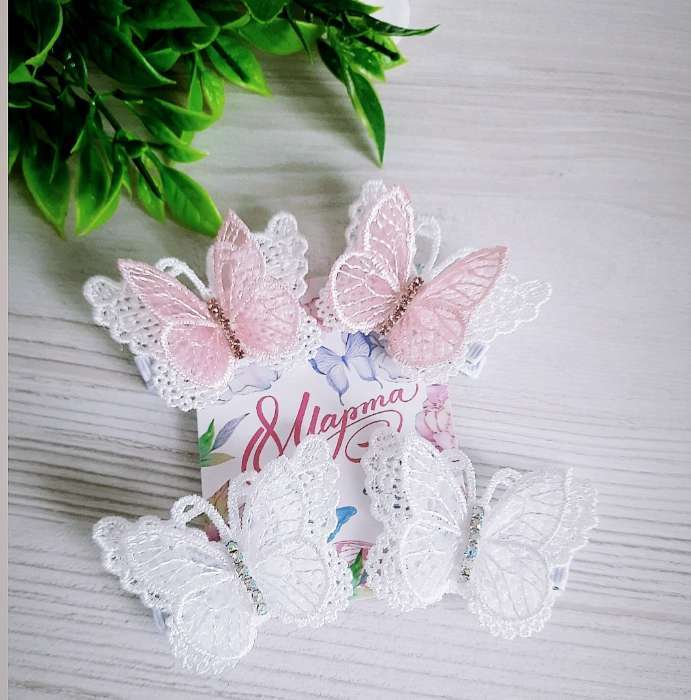 Фотография покупателя товара Аппликация для одежды «Бабочка», текстильная, 3.5×4 см, 10 шт., чёрная - Фото 4