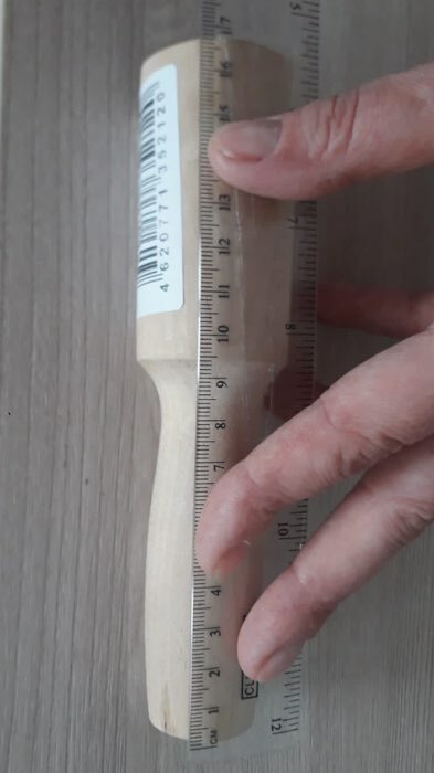 Фотография покупателя товара Картофелемялка толкушка деревянная, берёза, 19,5×4,5 см - Фото 2