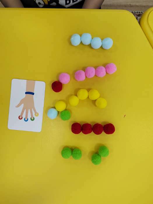Фотография покупателя товара Нейропсихологическая игра «Помпошки в ладошке», 30 карт, 25 помпошек, 5+ - Фото 1