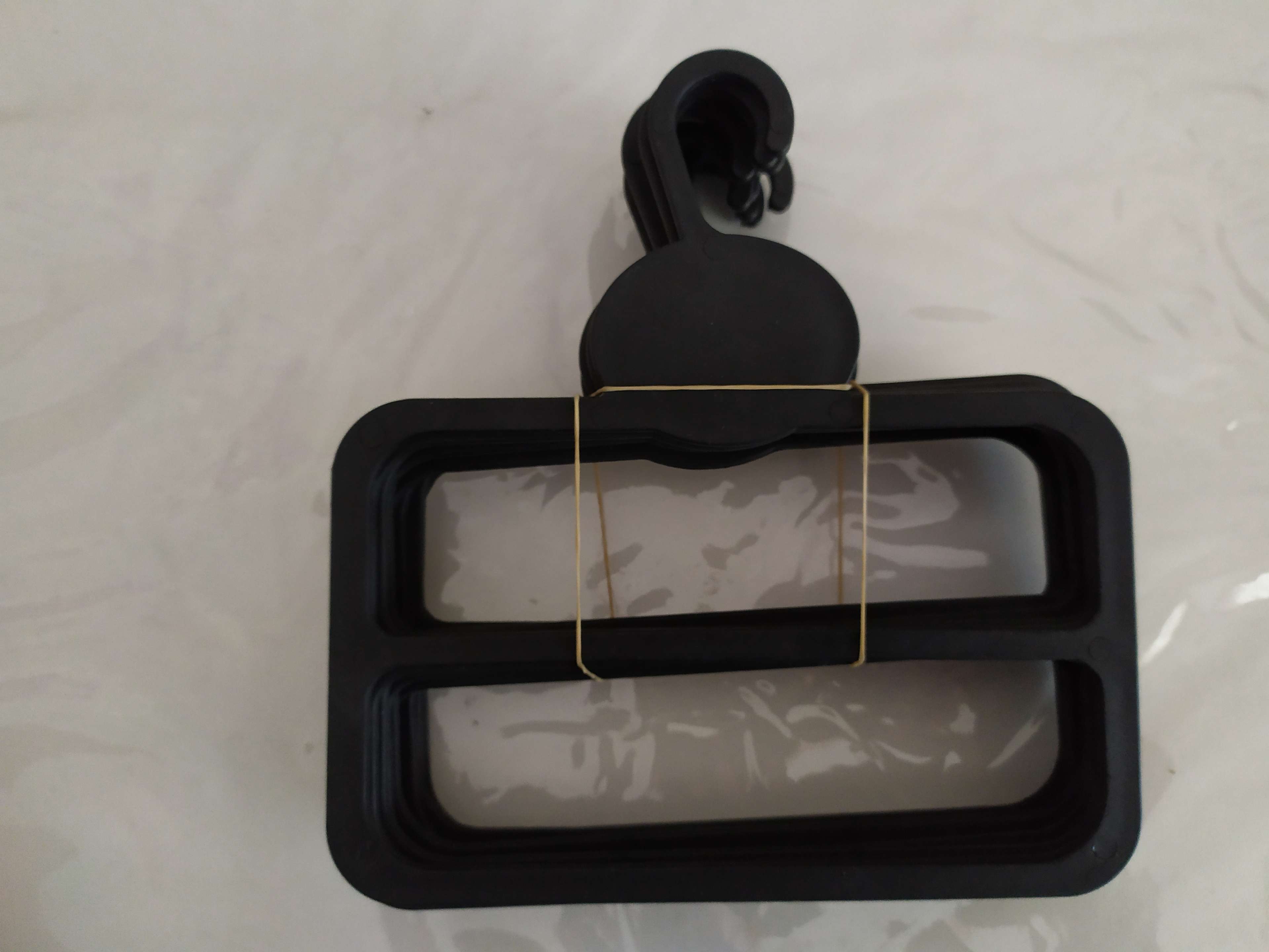 Фотография покупателя товара Вешалка для шарфов L=13.5, два яруса, (фасовка 10 шт), цвет чёрный - Фото 1