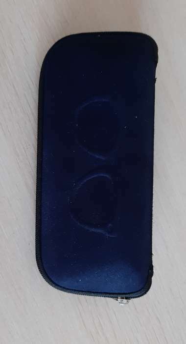 Фотография покупателя товара Футляр для очков на молнии, цвет тёмно-синий - Фото 3