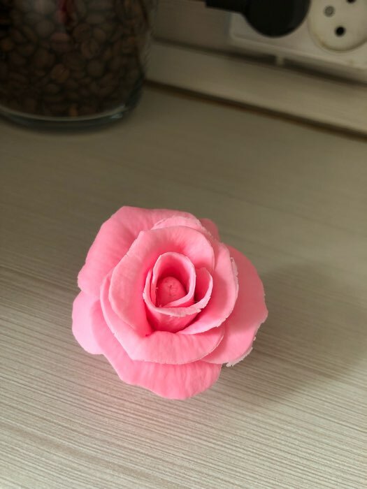 Фотография покупателя товара Молд кондитерский «Лист розы», силикон, 2 предмета, 5×3 см, розовый - Фото 25