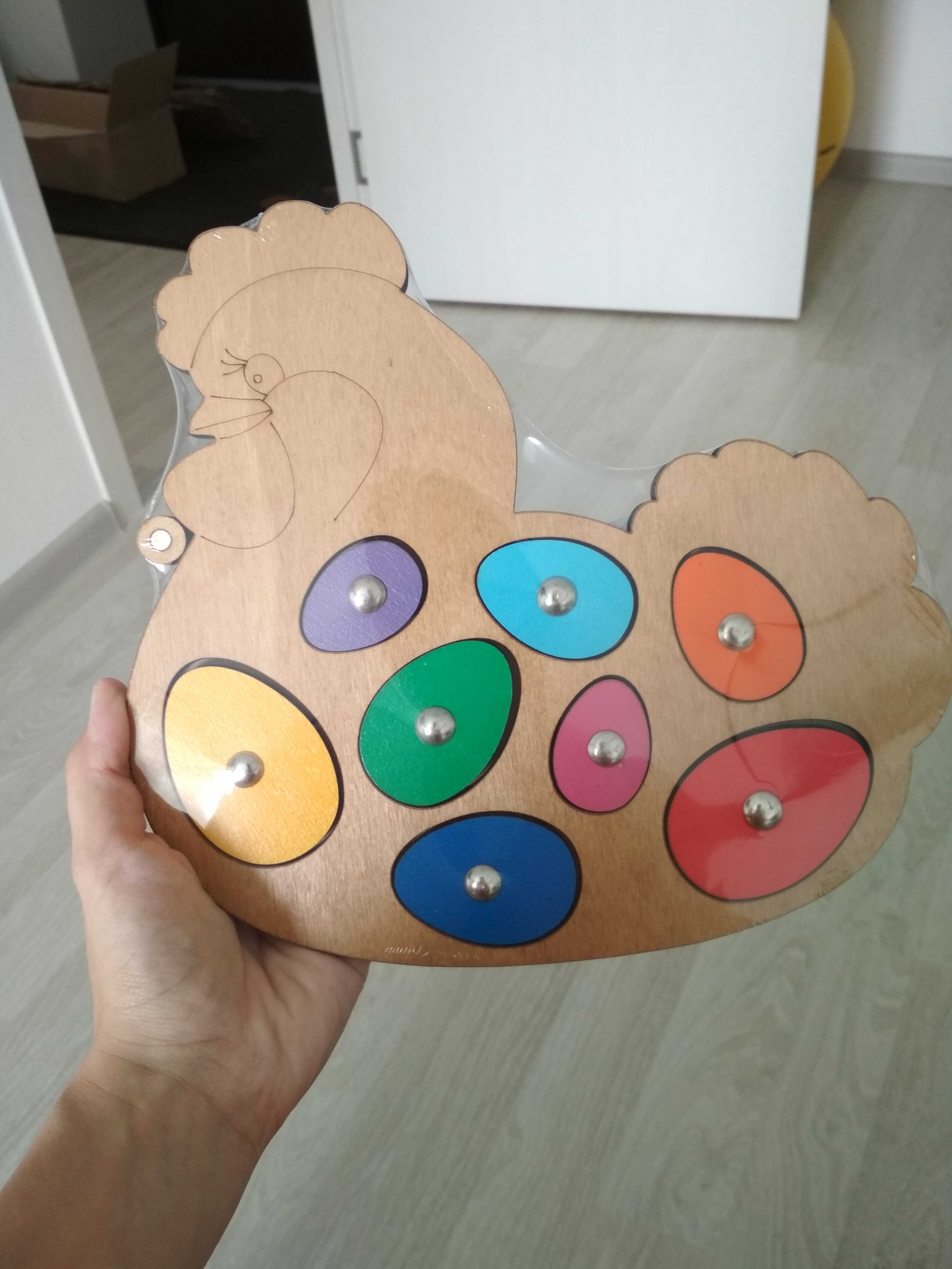 Фотография покупателя товара Игра с магнитами «Курочка-Несушка» цвет МИКС