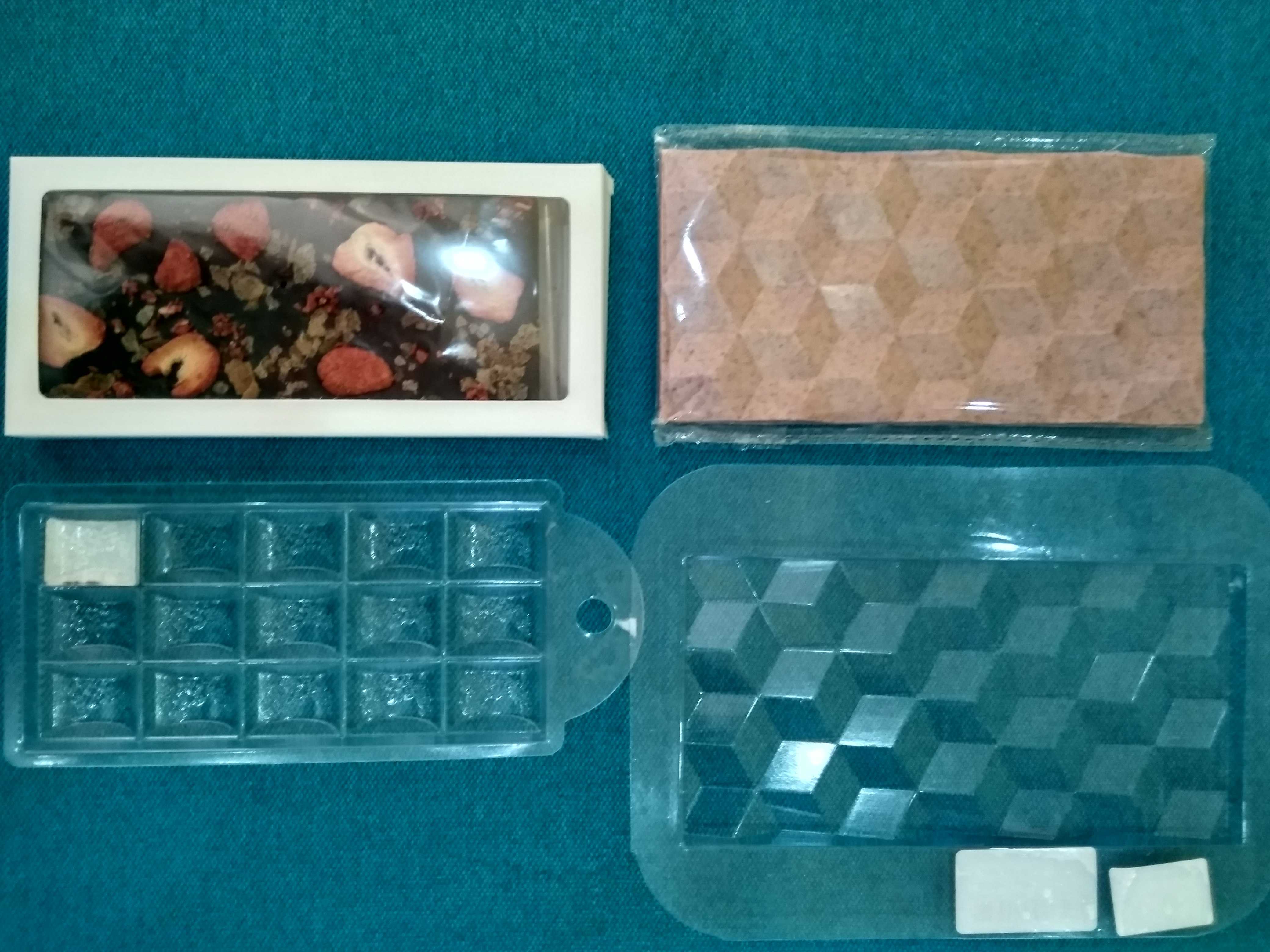 Фотография покупателя товара Подарочная коробка под плитку шоколада, белая с окном, 17,1 х 8 х 1,4 см