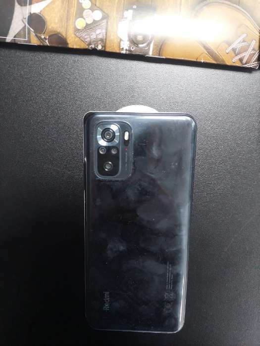 Фотография покупателя товара Защитное стекло Krutoff для Xiaomi Redmi Note 10/Note 10S, полный клей, черное - Фото 5