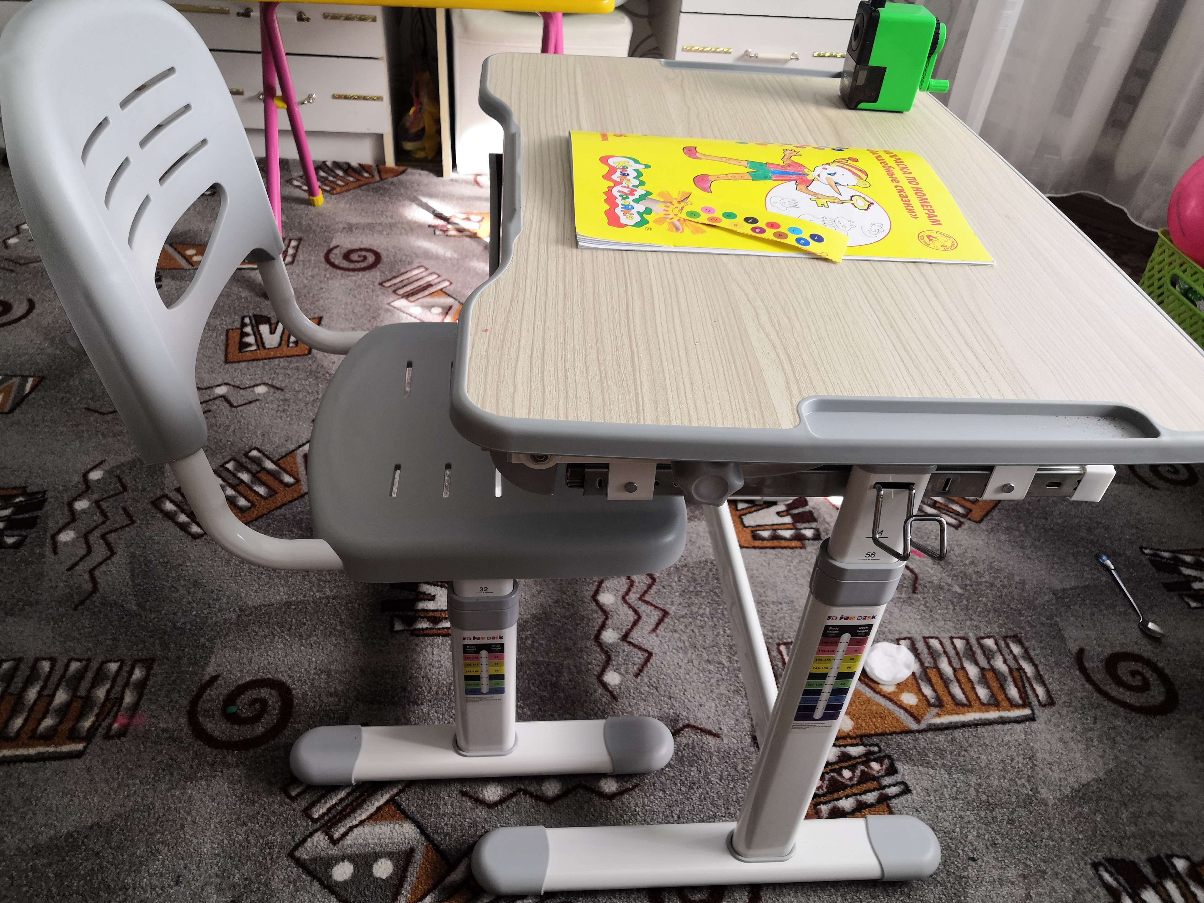 Фотография покупателя товара Комплект детской мебели Bambino Grey, цвет серый - Фото 2