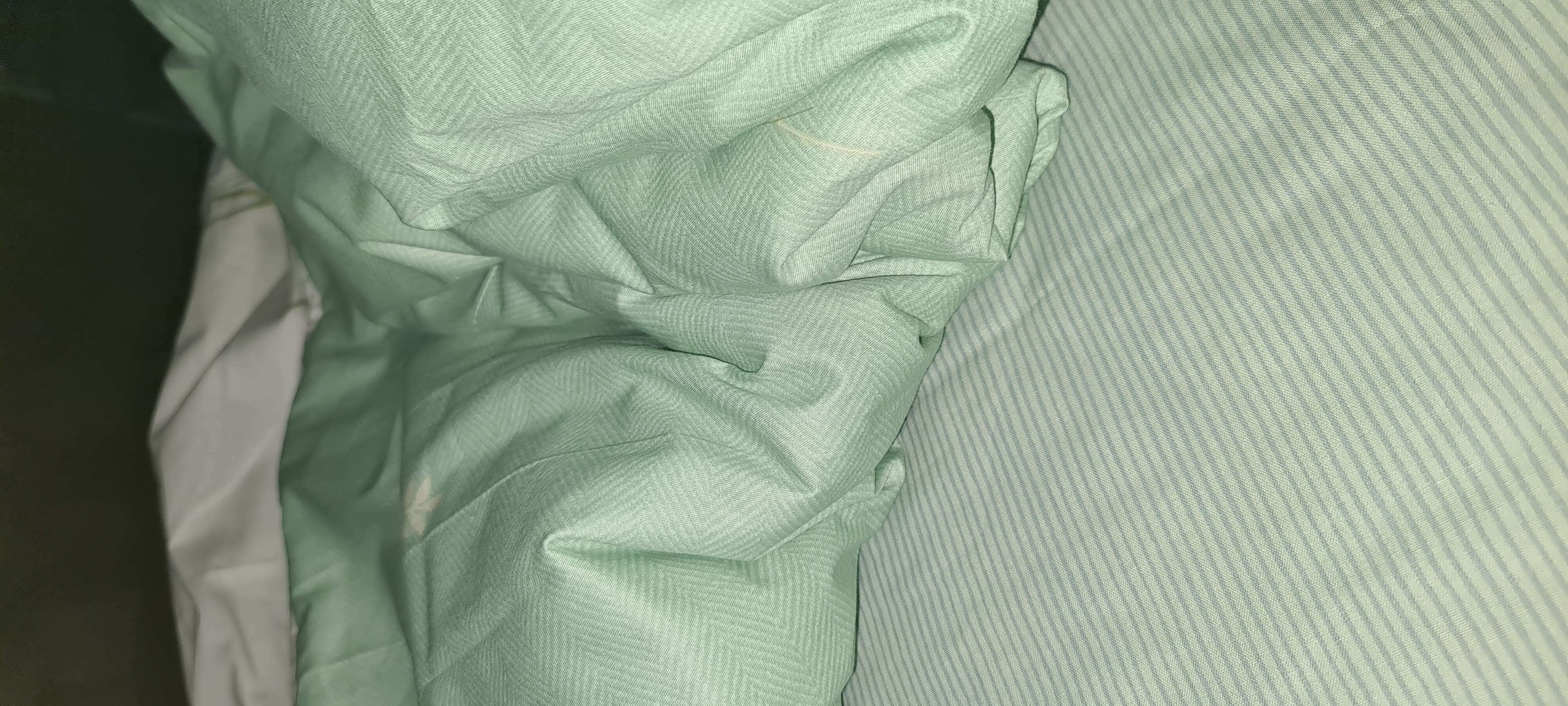 Фотография покупателя товара Простыня на резинке 1.5-спальная «Этель», 140×200+25 см, мятная, поплин - Фото 1