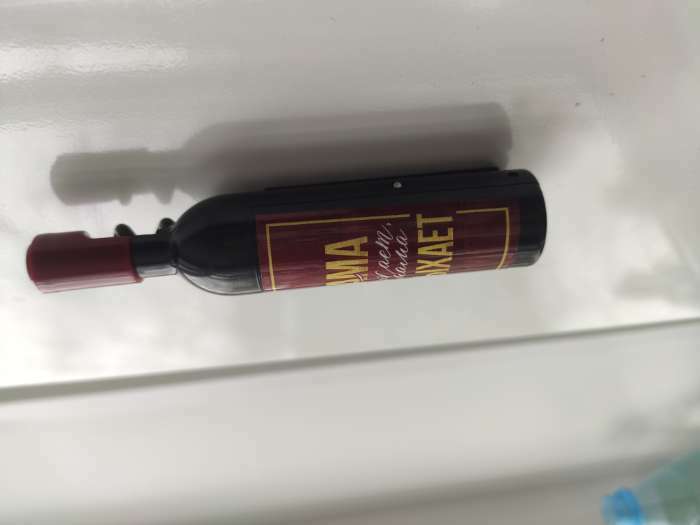 Фотография покупателя товара Штопор-бутылка «Мама не бухает» 11,5 х 2,5 см - Фото 3