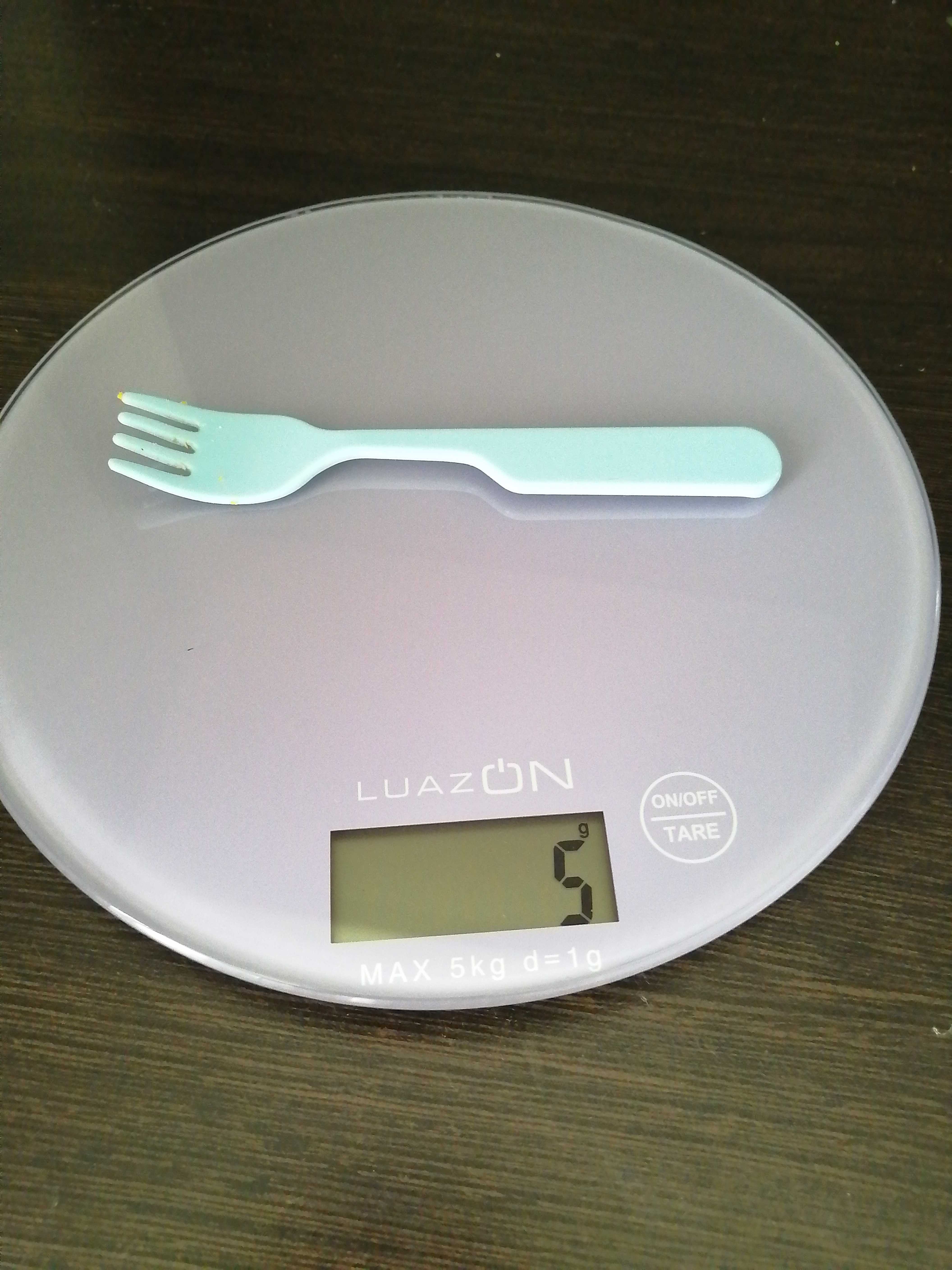 Фотография покупателя товара Весы кухонные Luazon LVK-506, электронные, до 5 кг, фиолетовые - Фото 3