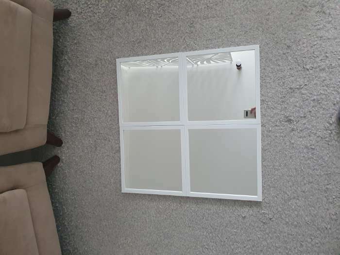 Фотография покупателя товара Фоторамка для фото 10×15 см «МИРАМ», пластик, белый, (пластиковый экран) - Фото 3