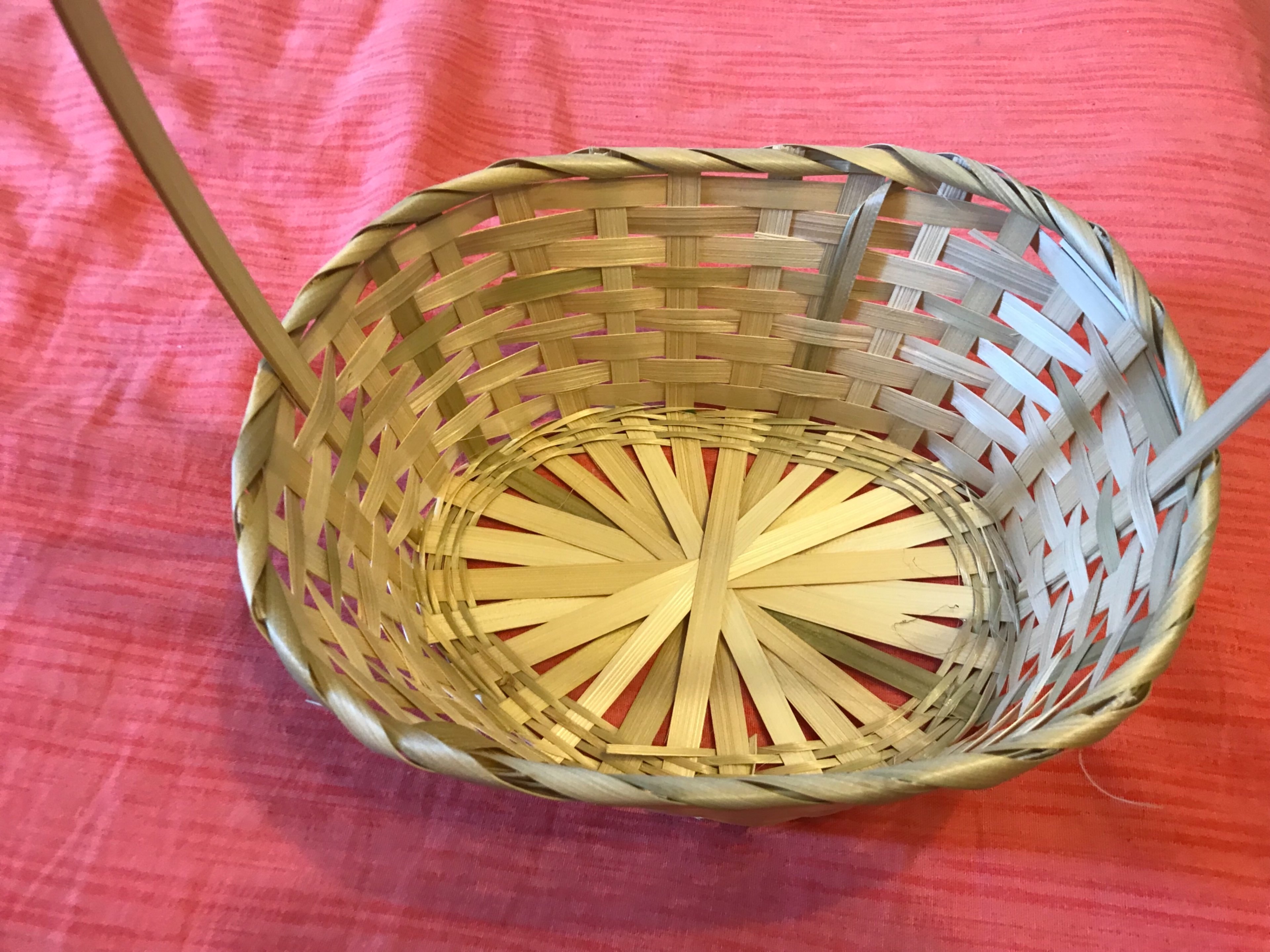 Фотография покупателя товара Набор корзин плетёных, бамбук, 3 шт., натуральный цвет, средние - Фото 4
