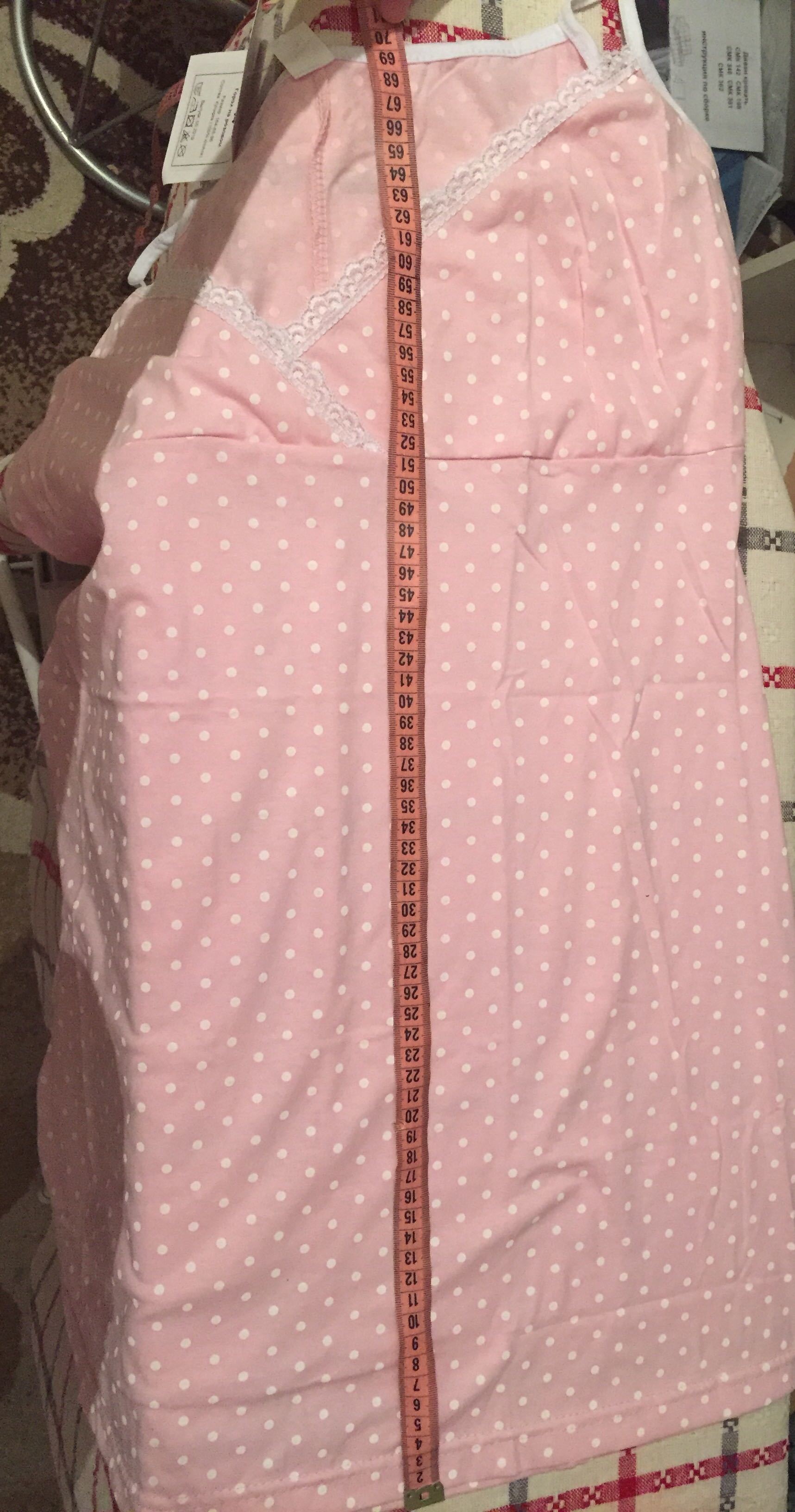 Фотография покупателя товара Ночная сорочка женская , цвет розовый, размер 44