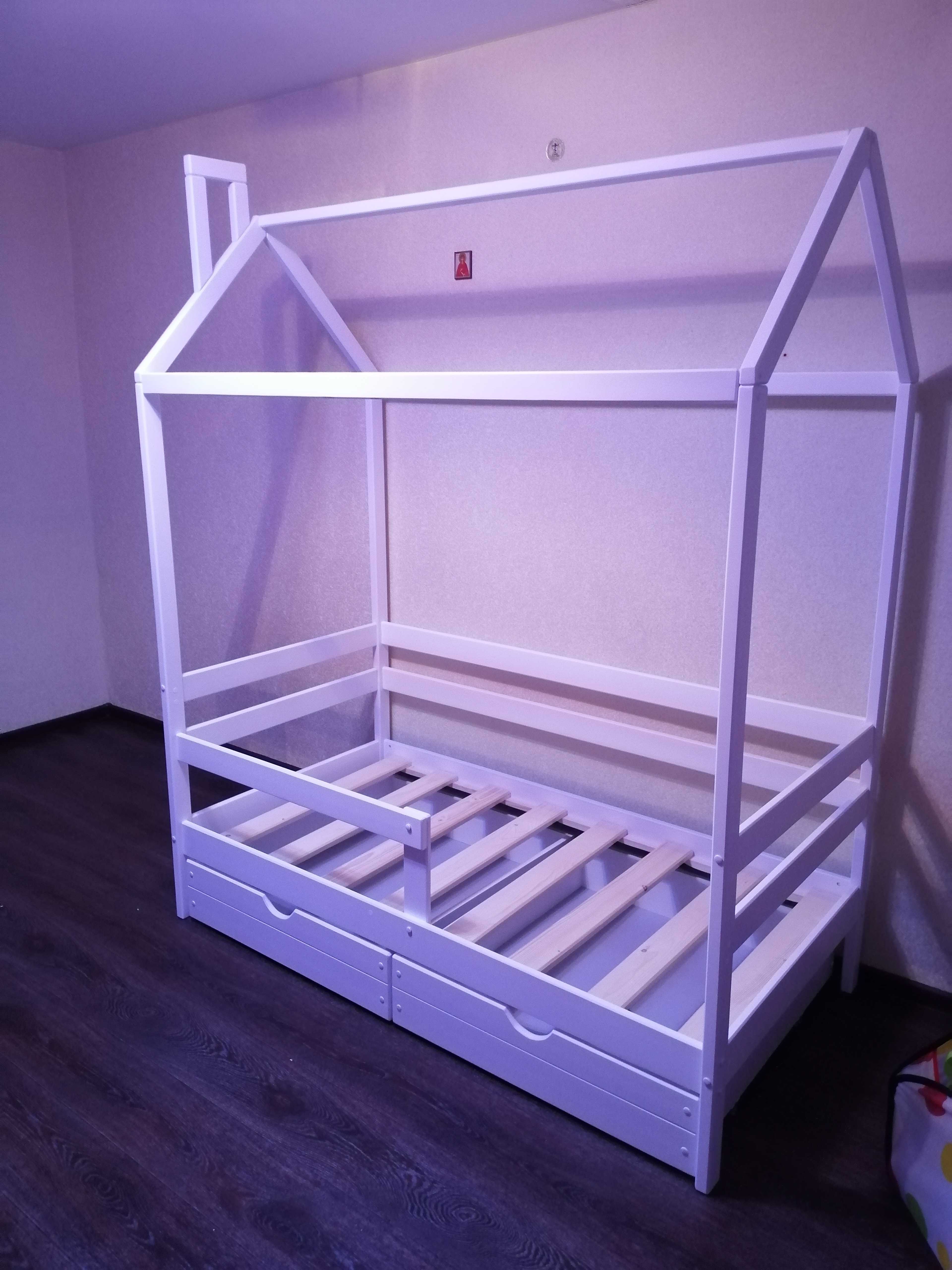 Фотография покупателя товара Кровать домик DreamHome INCANTO, спальное место 160 х 80 см, цвет белый - Фото 3