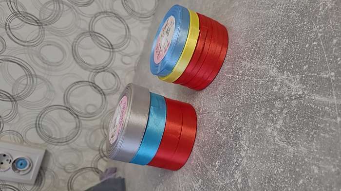 Фотография покупателя товара Лента атласная, 20 мм × 23±1 м, красная №26 - Фото 25