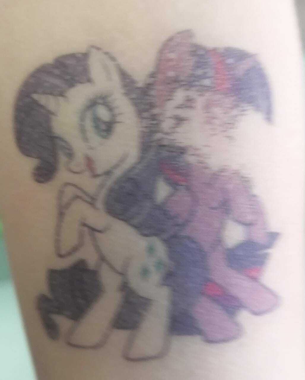 Фотография покупателя товара Набор детских татуировок с ободком «Пинки пай» My little Pony - Фото 1