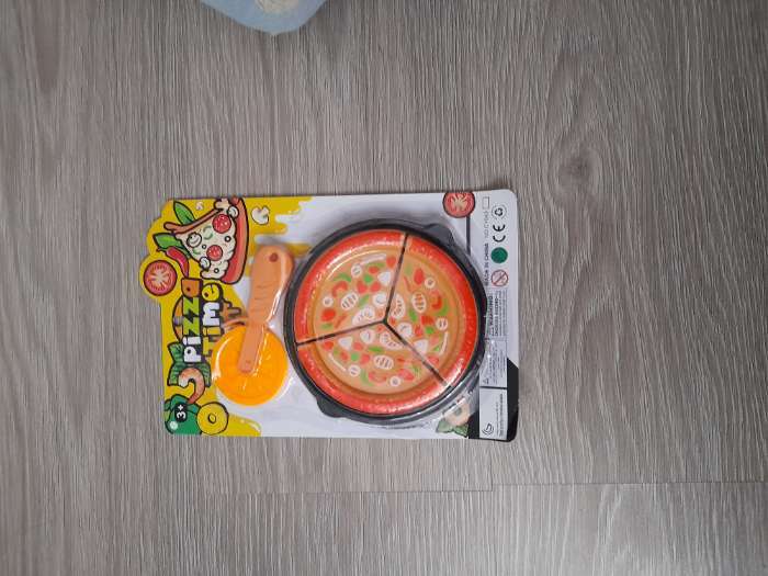 Фотография покупателя товара Игровой набор продуктов на липучке «Пицца Маргарита» - Фото 2