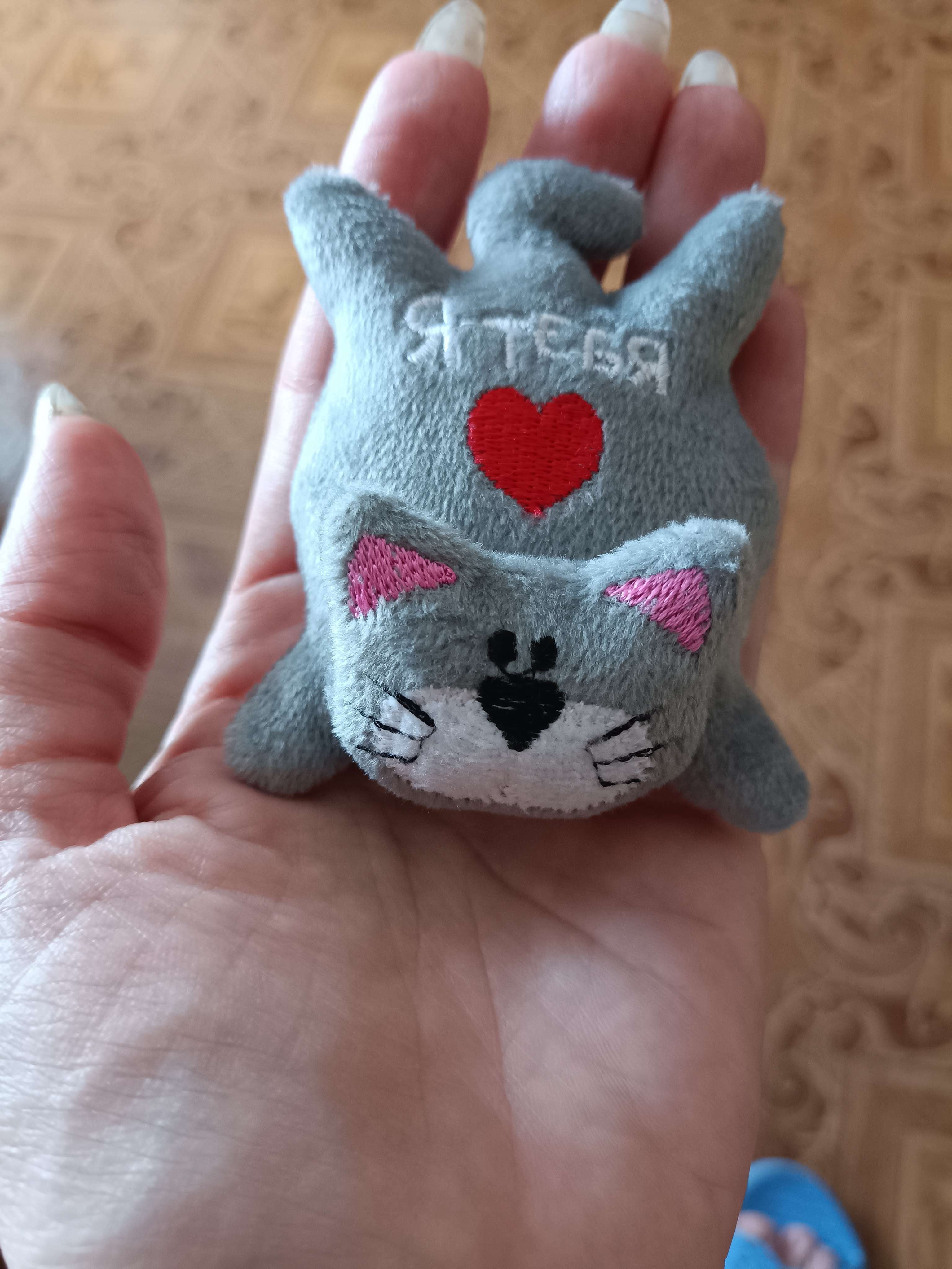 Фотография покупателя товара Мягкая игрушка-магнит «Я тебя люблю», кот