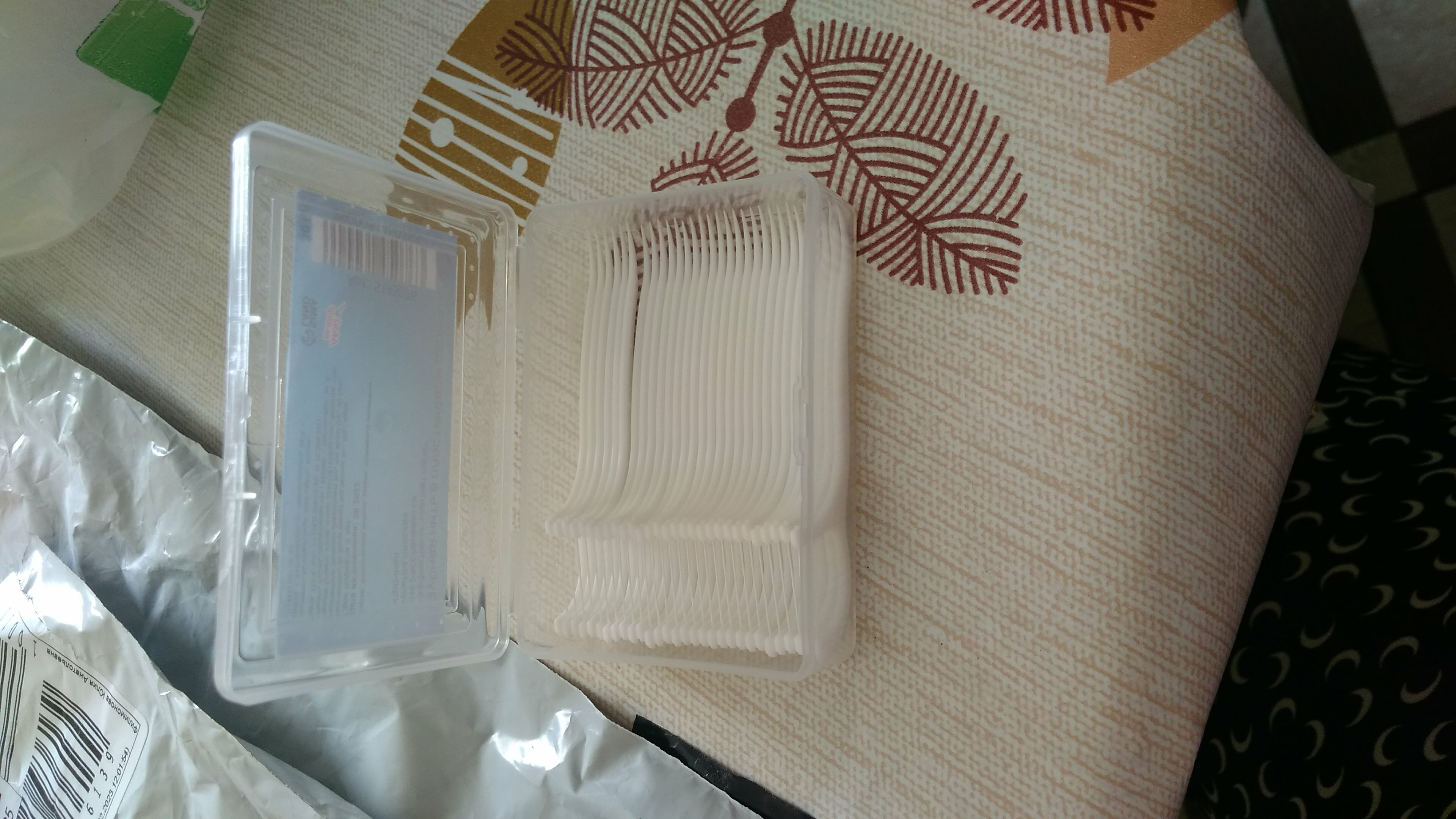 Фотография покупателя товара Зубная нить в пластиковом держателе, набор 30 шт. - Фото 1