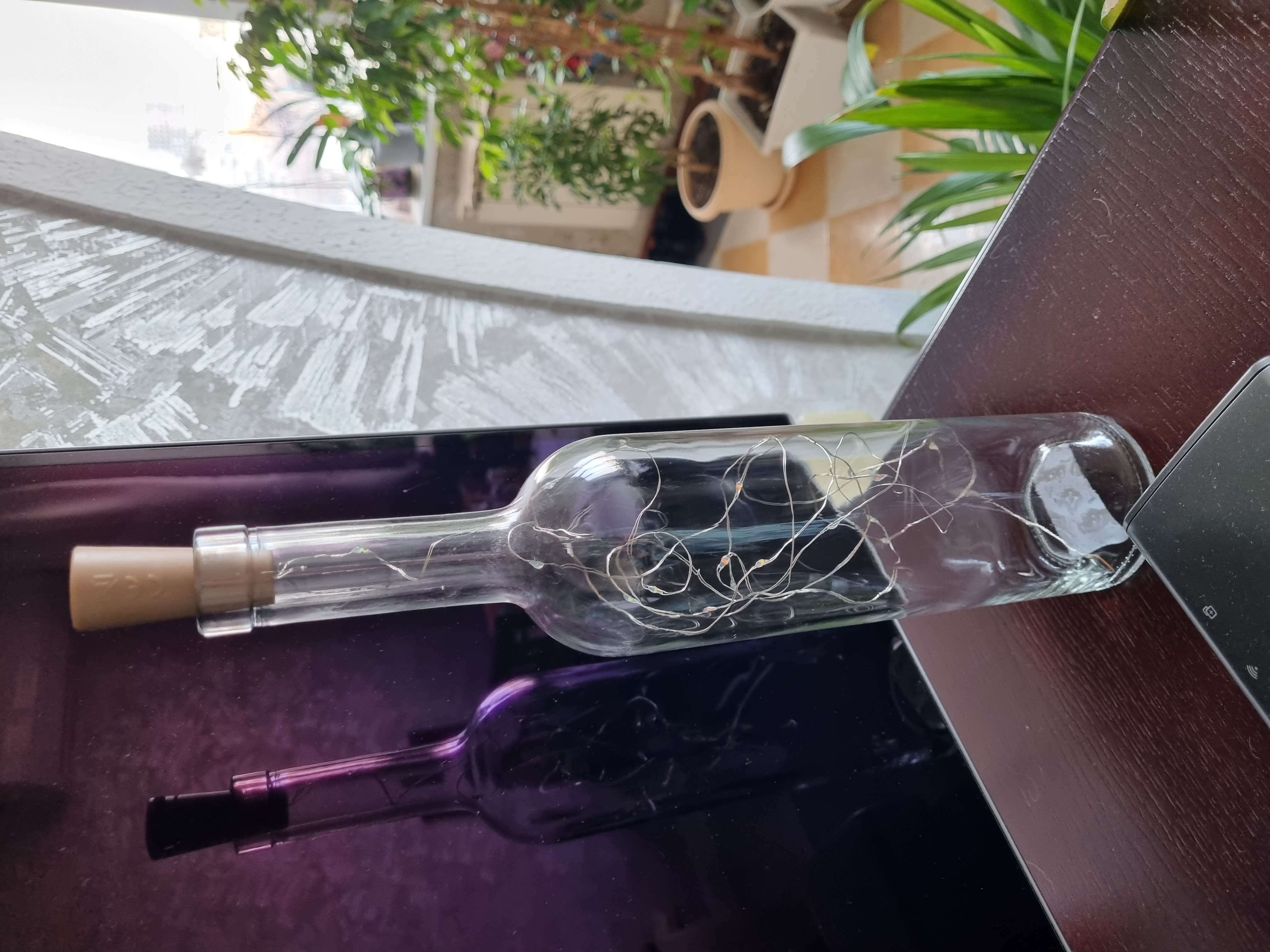 Фотография покупателя товара Бутылка «Оригинальная», 500 мл, h=30 см, стекло, прозрачная - Фото 4