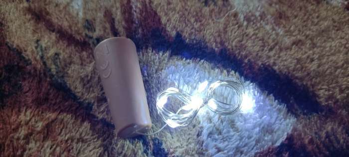Фотография покупателя товара Гирлянда «Нить» 1 м роса с пробкой, IP20, серебристая нить, 10 LED, свечение фиолетовое, LR44х3 - Фото 133